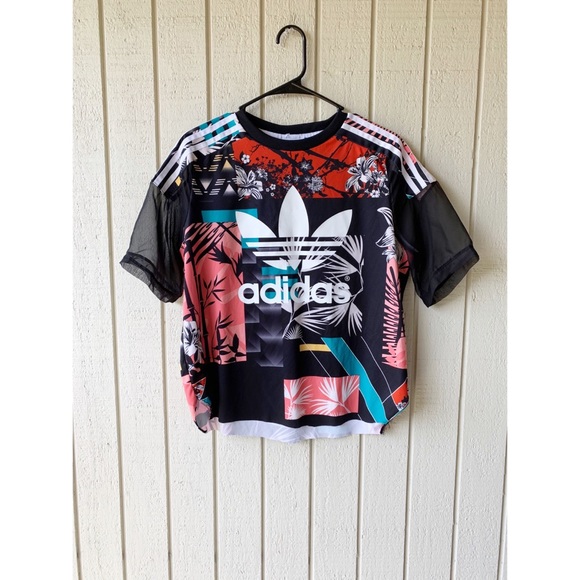 adidas original floral shirt